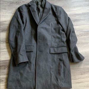 Banana republic long wool coat